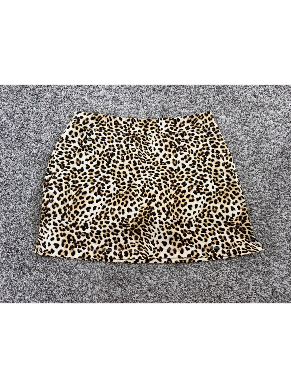Tommy Bahama Island Zone Brown Tone Animal Print Stretch Skort Women's Size L